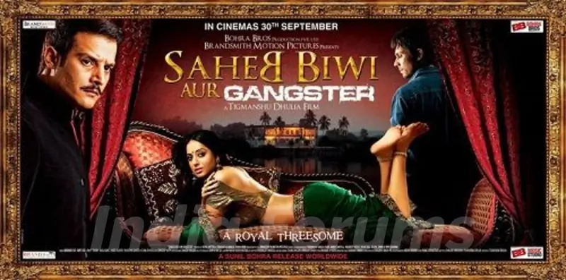 Saheb Biwi Aur Gangster poster