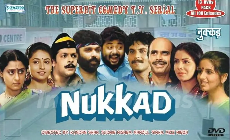 Sameer Khakhar with Nukkad Cast