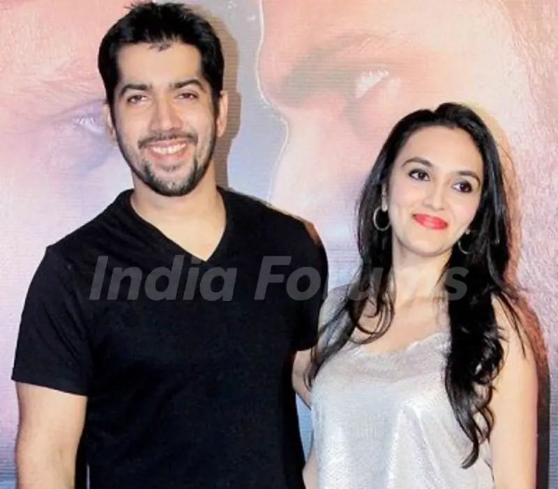 Rohit Dhawan with his wife