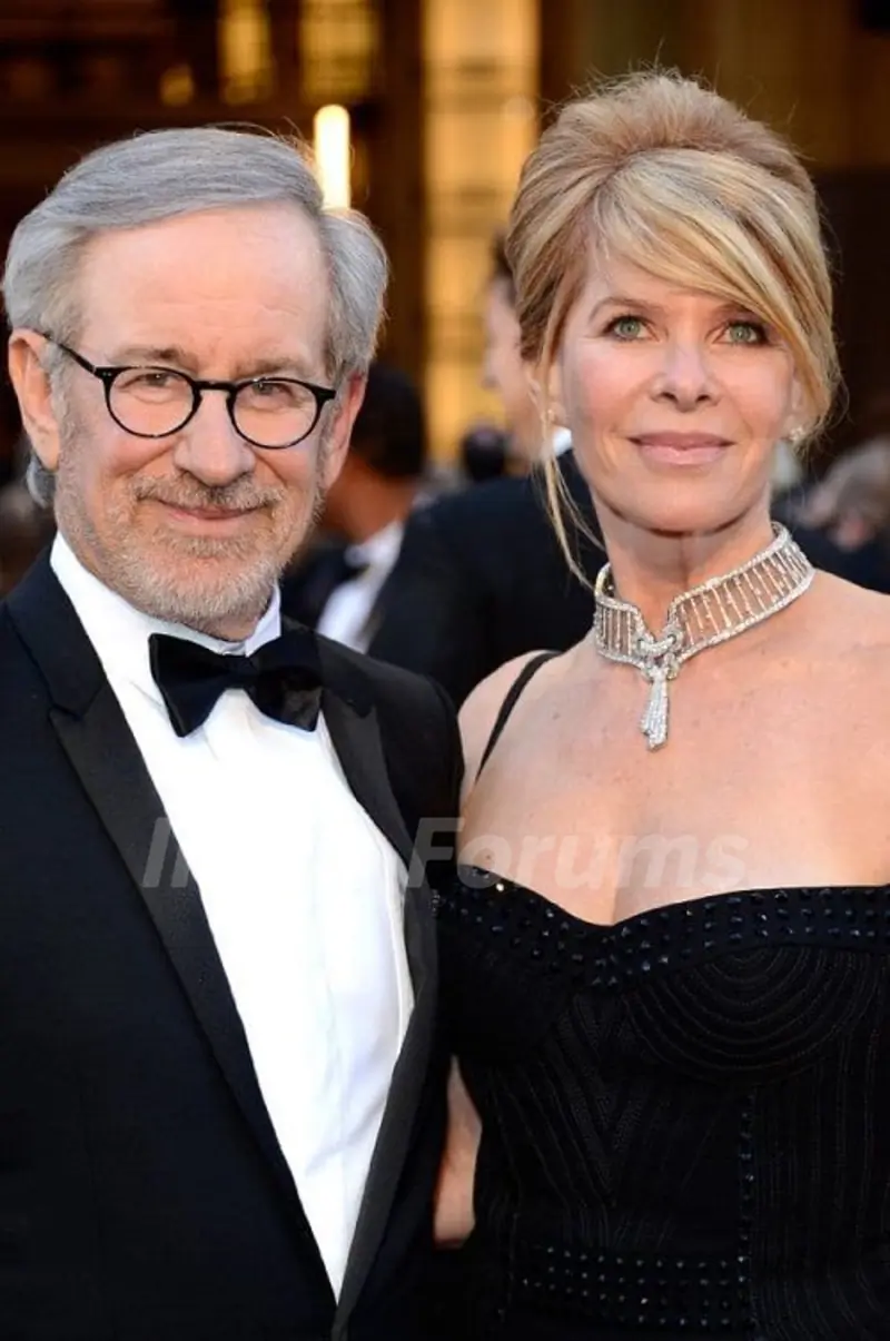 Spielberg with his wife Kate