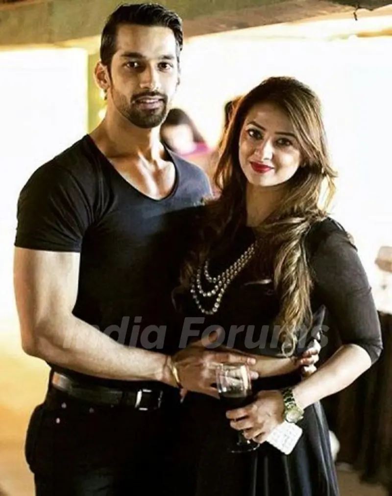 Karan with his wife Bella Vohra
