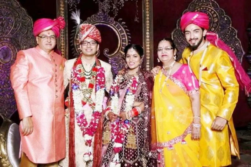 Rohit Suchanti with his parents, brother and sister-in-law