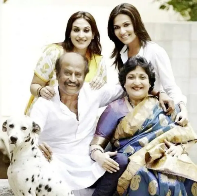 Soundarya Rajinikanth with her family