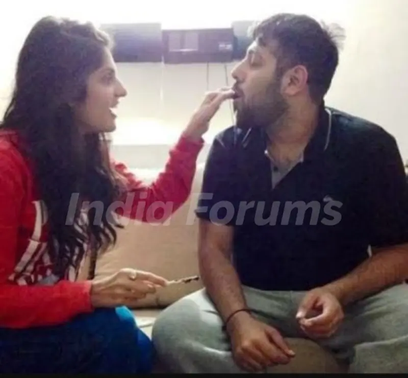 Badshah with his sister