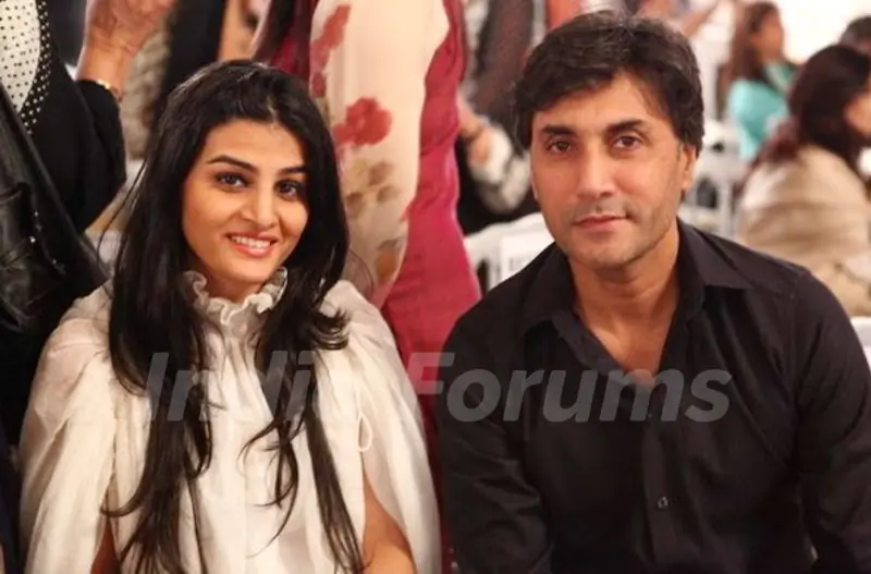 Adnan Siddiqui with his wife