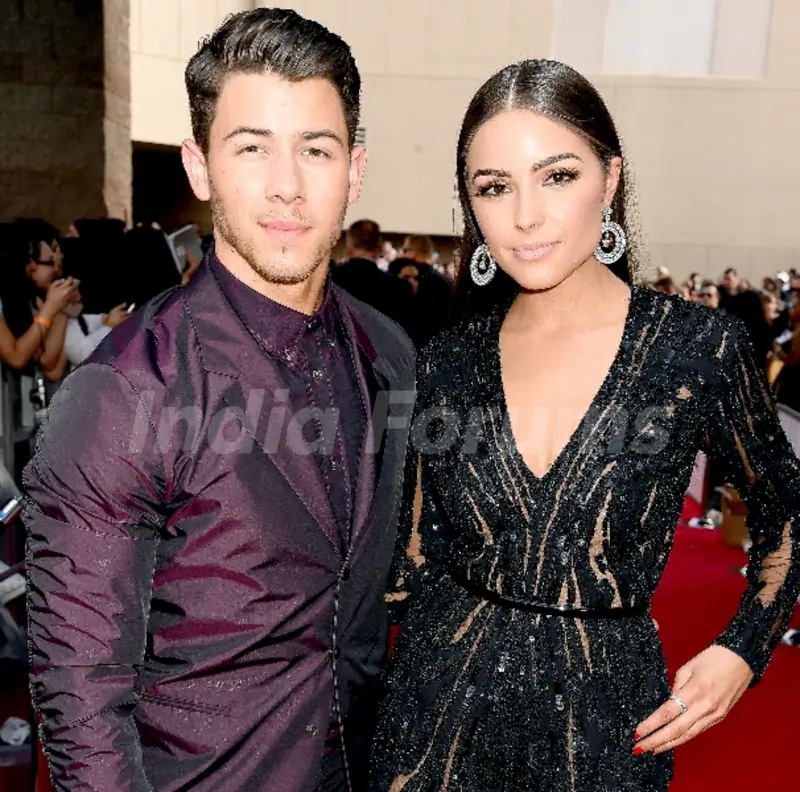 Nick Jonas with Olivia Culpo