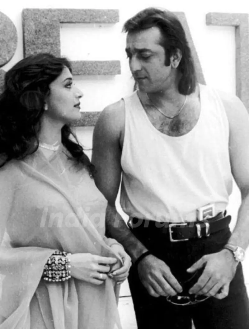 Sanjay Dutt With Madhuri Dixit