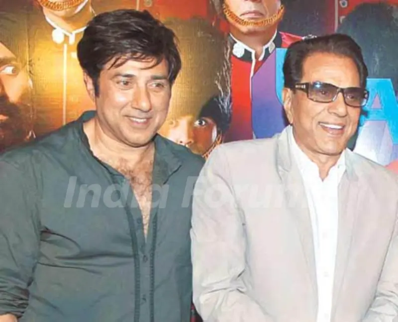 Sunny Deol With His Father