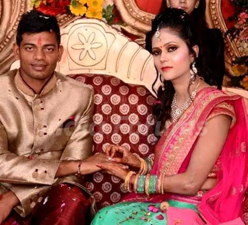 Ankit Rajpoot with Maahi Singh