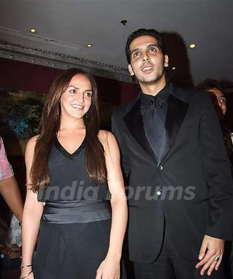 Zayed Khan With Esha Deol