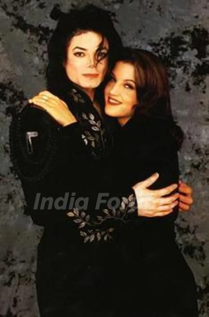 Lisa Marie Presley and Michael Jackson