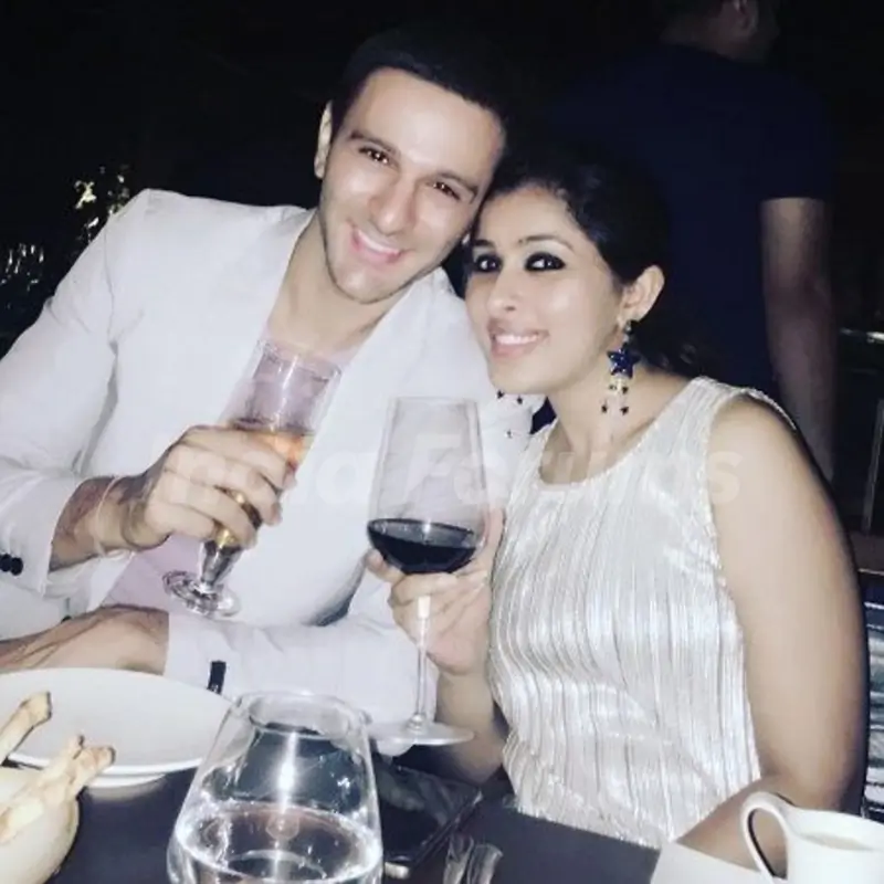 Karan Suchak with his wife