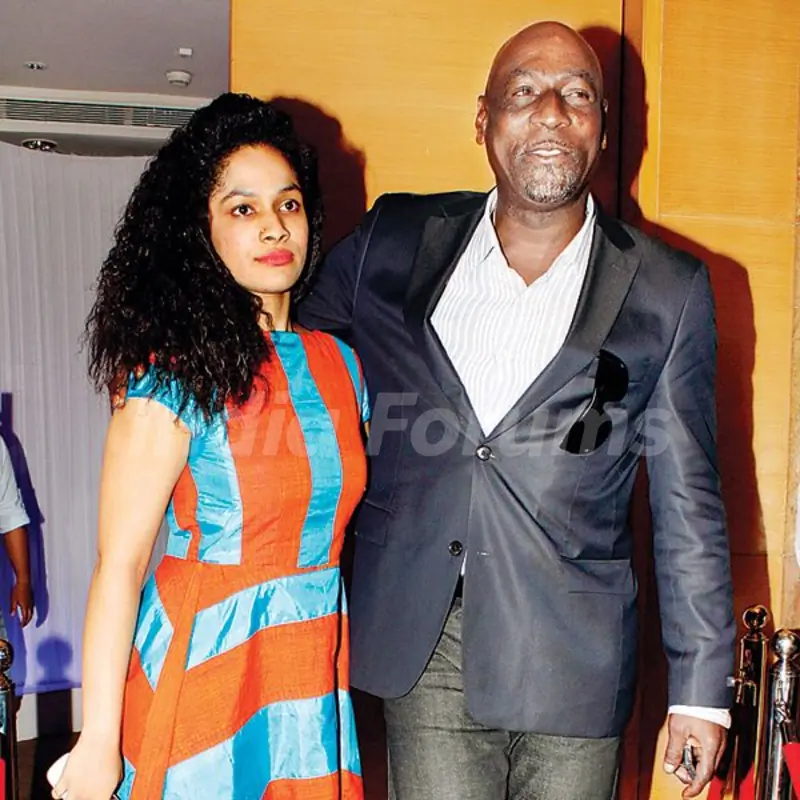 Masaba Gupta with her father