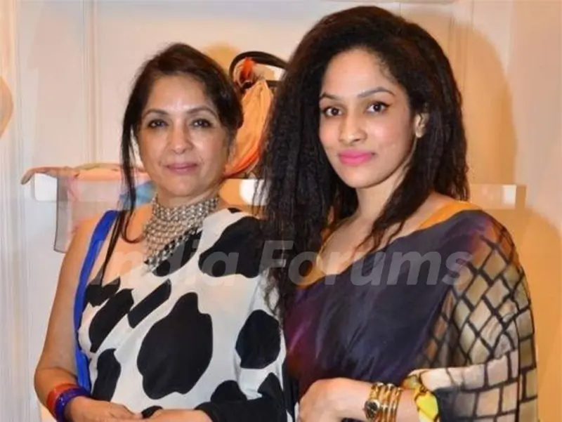 Masaba Gupta with her mother