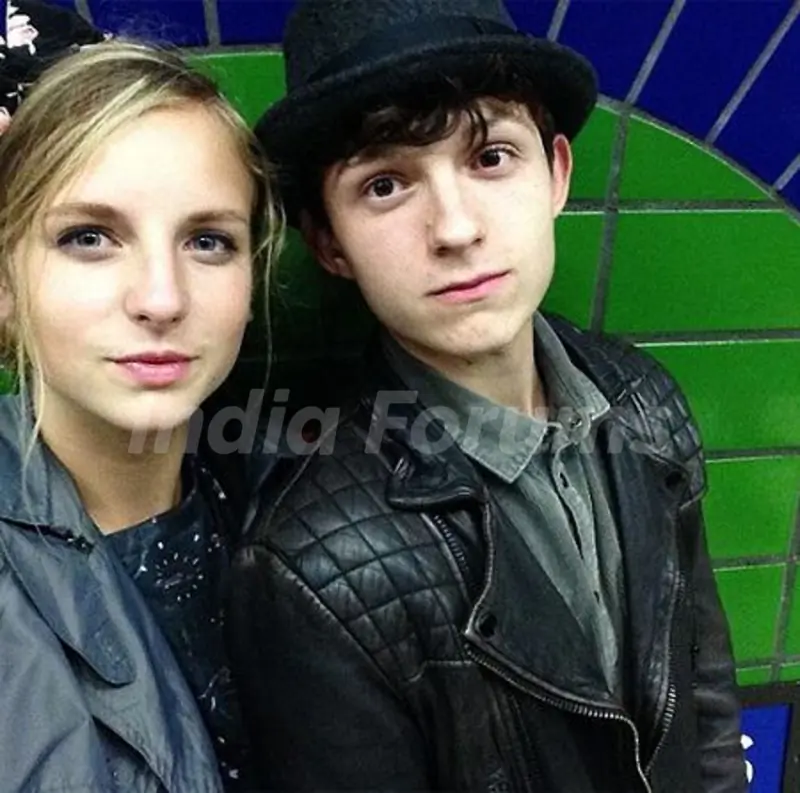 Tom with his Girlfriend