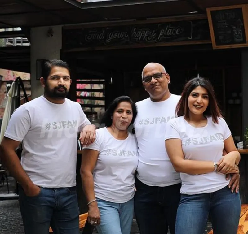 Shreya Jain with her family