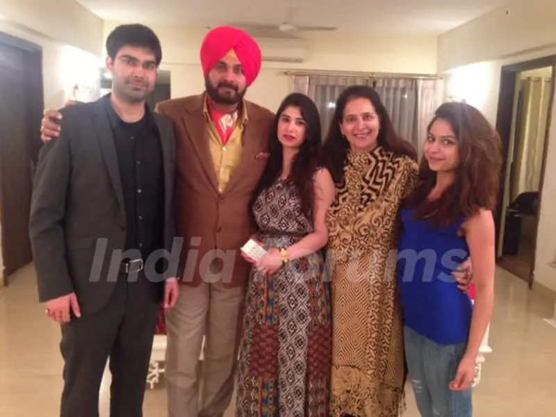 Navjot Singh Sidhu with family