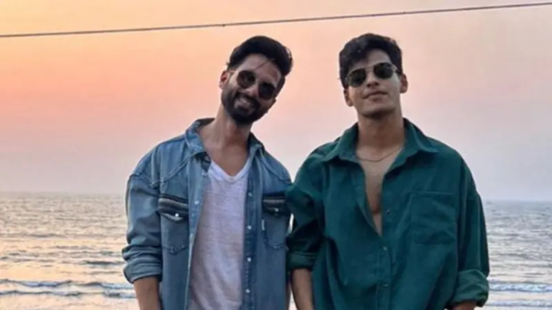 Shahid Kapoor and Ishaan Khatter