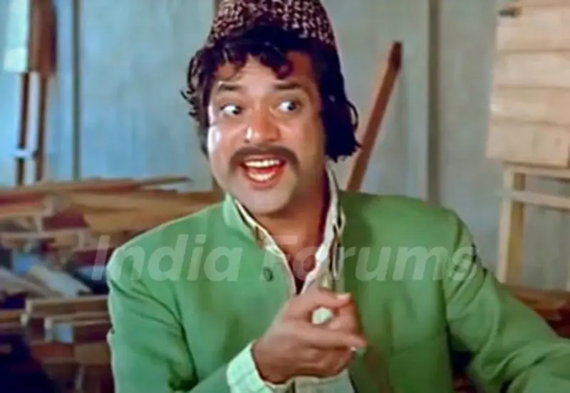 Jagdeep in Sholay