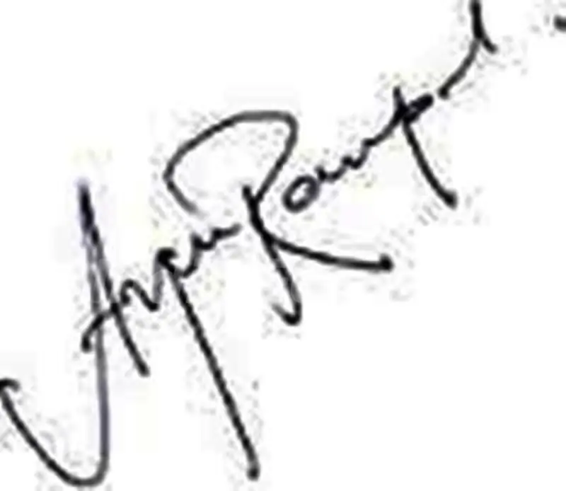 Arjun Rampal Signature
