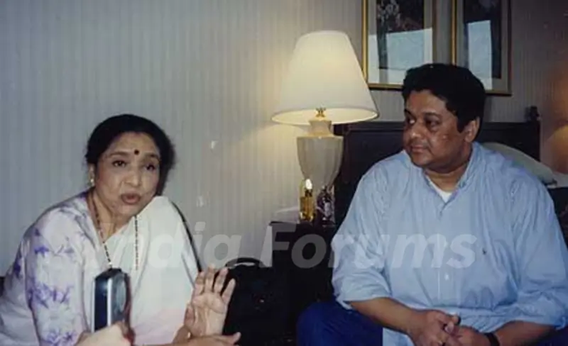 Asha with son Anand