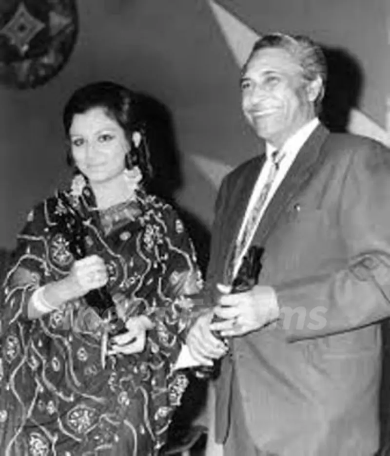 Ashok Kumar with his winning Trophy