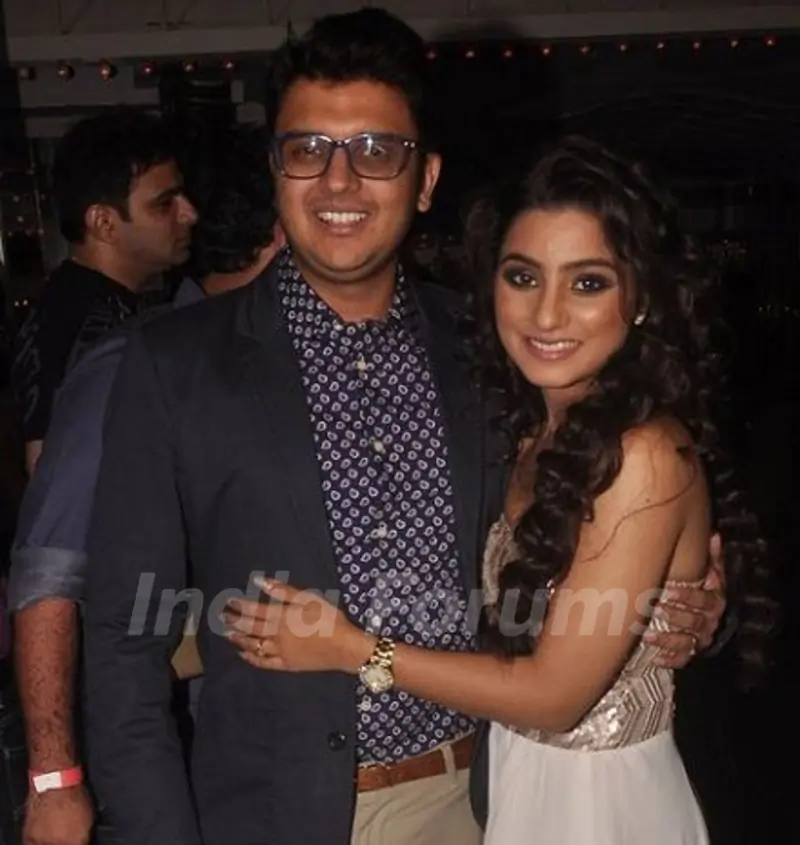 Neha Marda with her husband