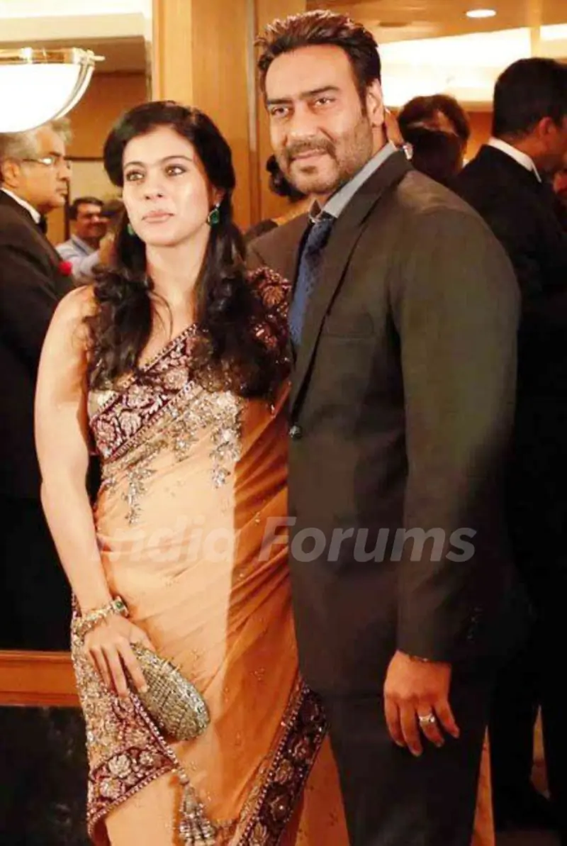 Kajol with her husband Ajay Devgan