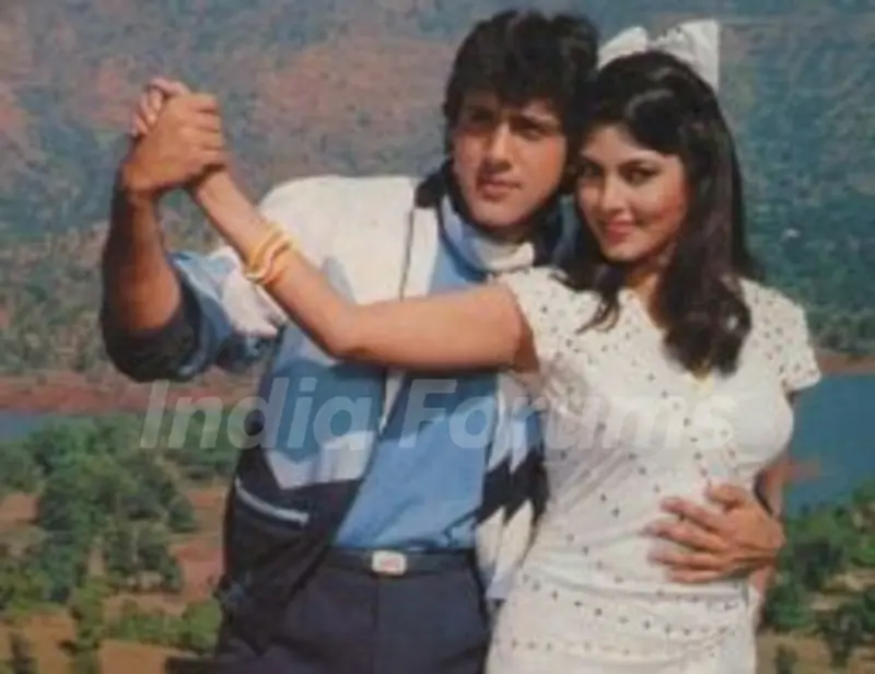 Kimi Katkar with Govinda