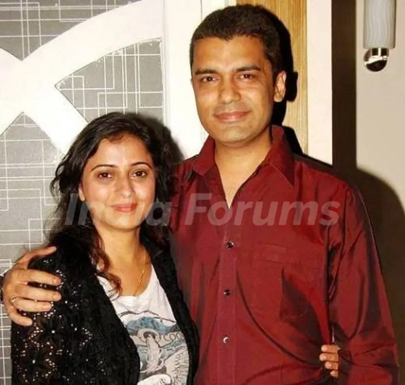 Reena Kapoor with her husband Karan Nijher