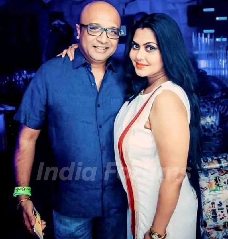 Rinku Ghosh with her husband Amit Dutta Roy