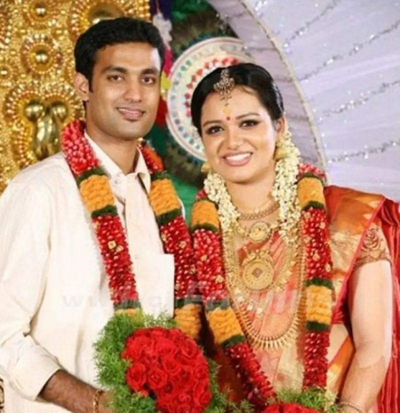 Jyotsna Radhakrishnan With Her Husband