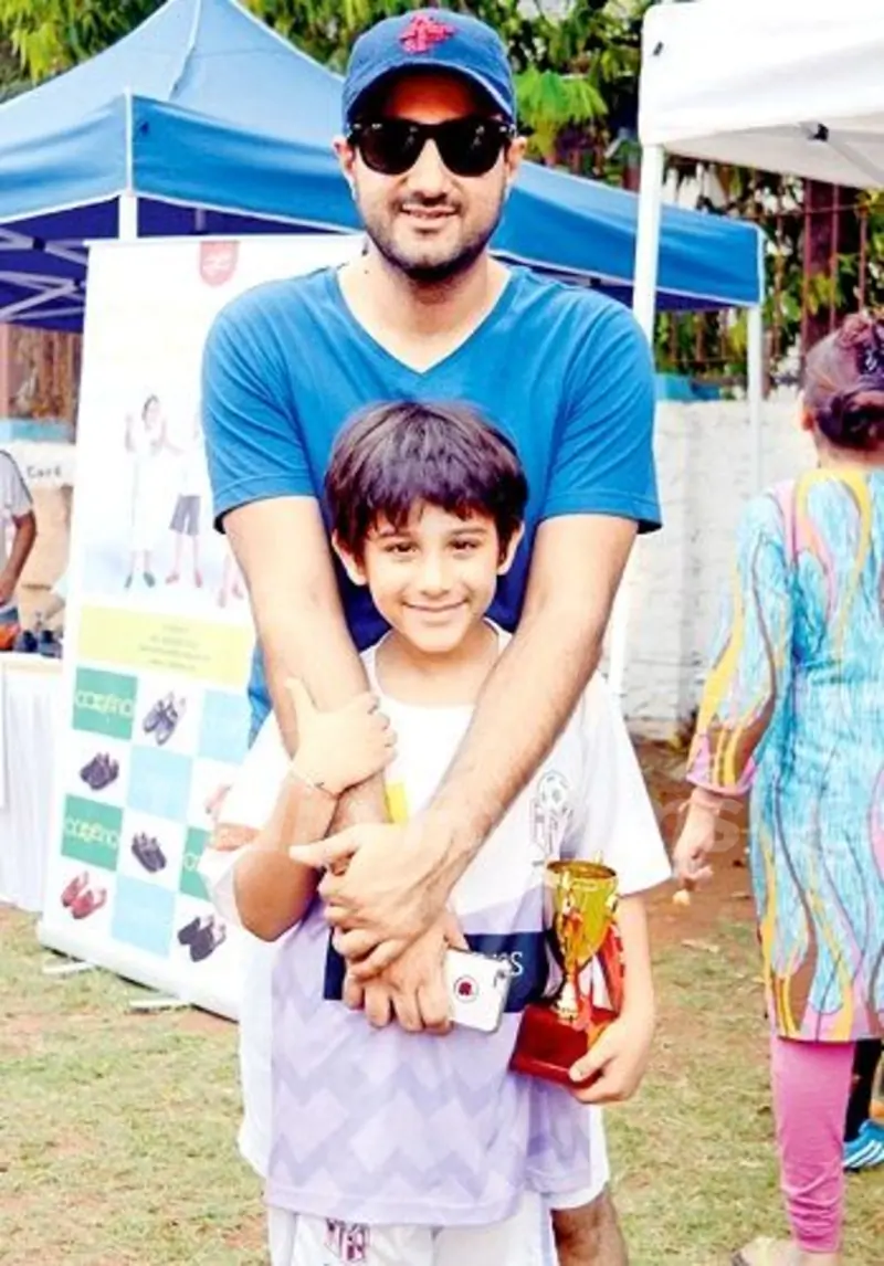Siddharth Anand with his son Ranveer Anand