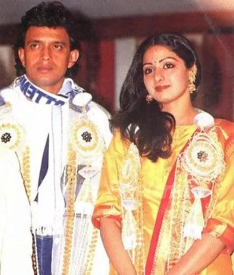 Sridevi with Mithun Chakraborty