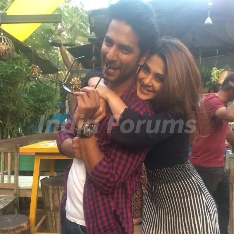 Jennifer Winget with Sehban Azim