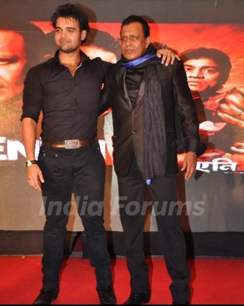 Mahaakshay Chakraborty and Mithun Chakraborty