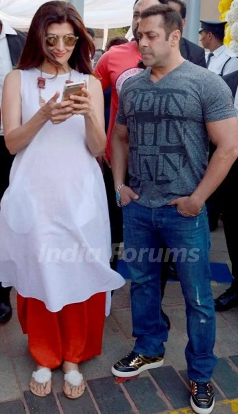 Sangeet Bijlani with Salman Khan