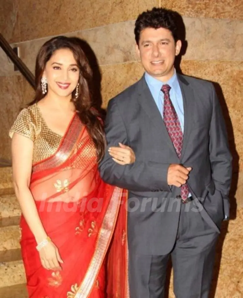 Madhuri Dixit with her husband