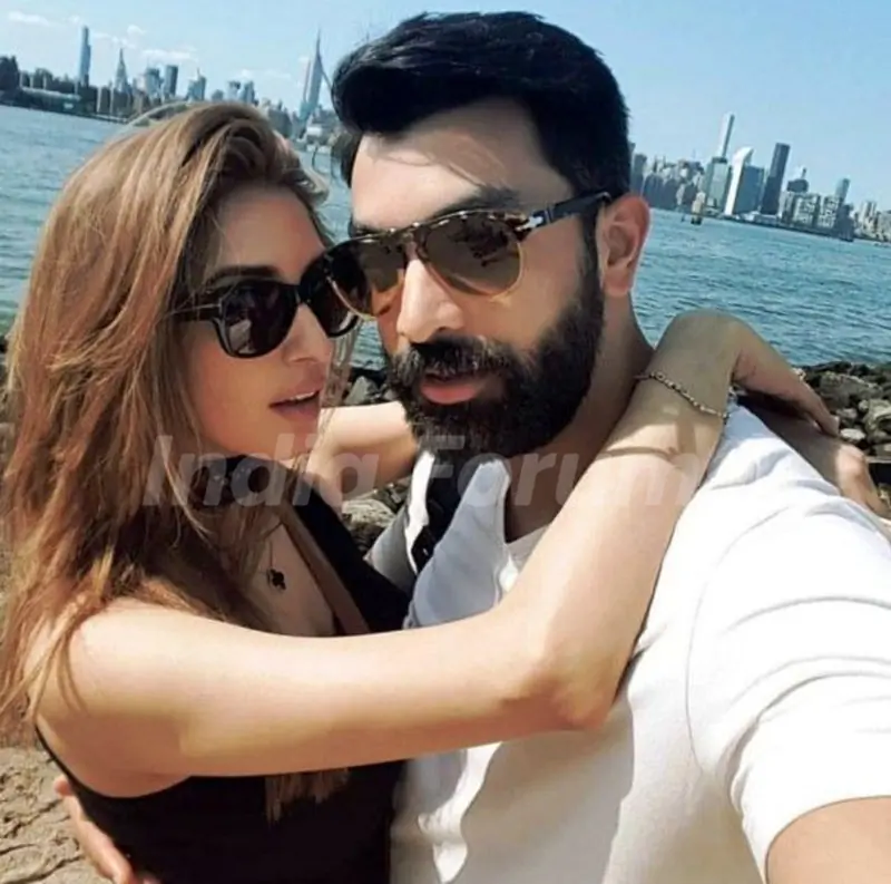 Iman Ali With Her Husband