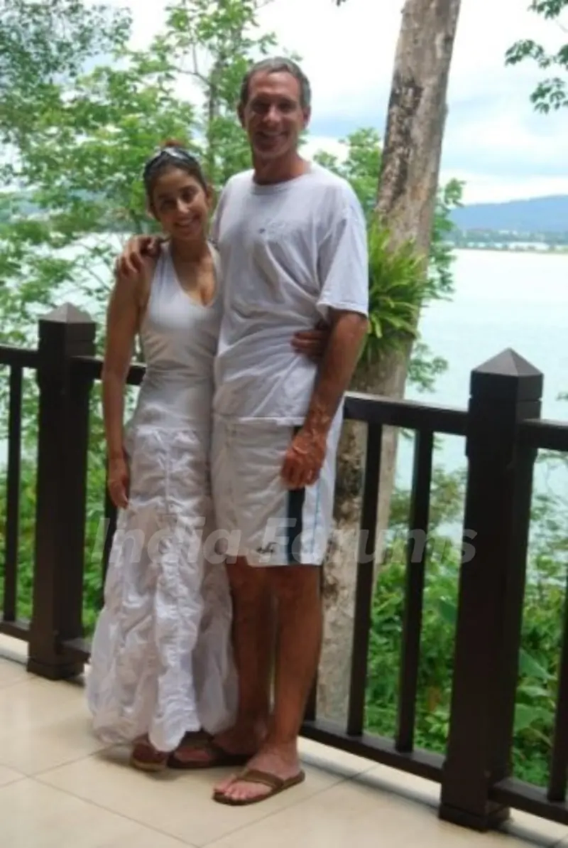 Manisha with her boyfriend Christopher