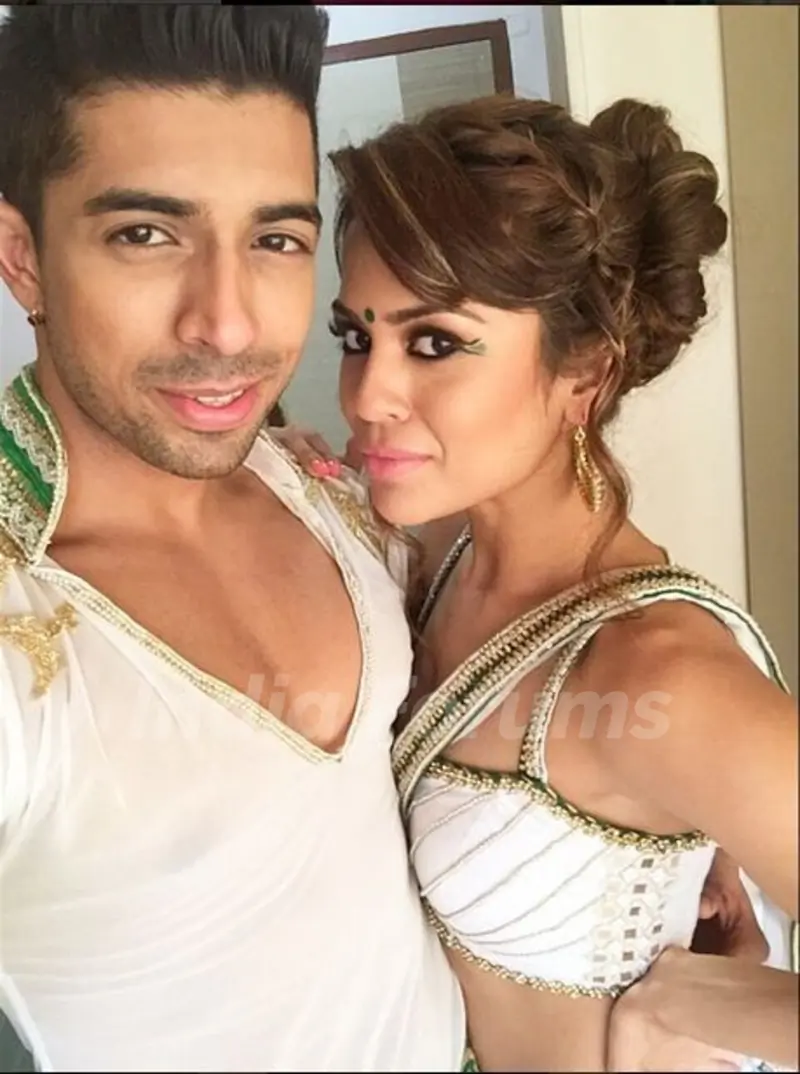 Sana Saeed with Dipesh Patel