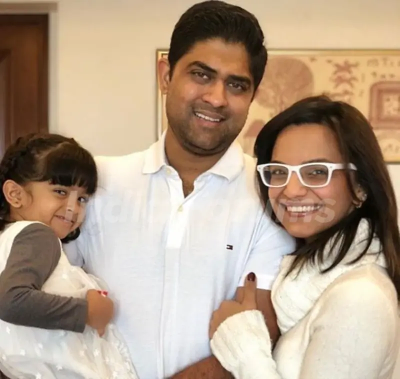 Anaitha Nair With Her Husband