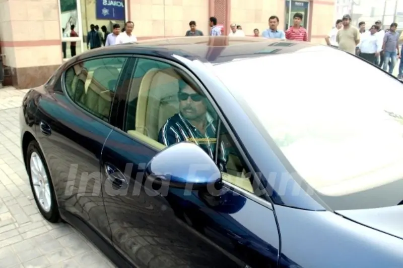 Kapil Dev In His Porsche
