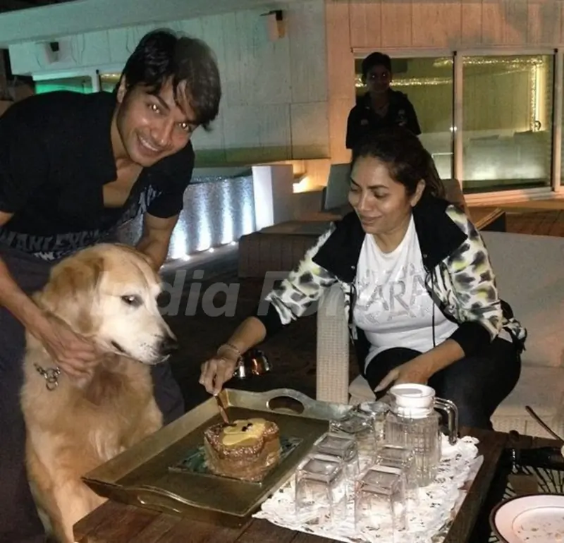 Gautam Gupta with his mother, Madhu Gupta