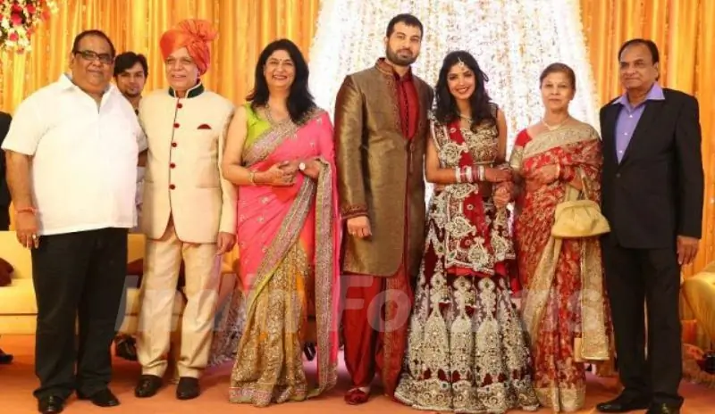 Govind Namdev With His Wife Sudha Namdev, Daughter Megha Namdev, and Son-in-Law Anang Desai
