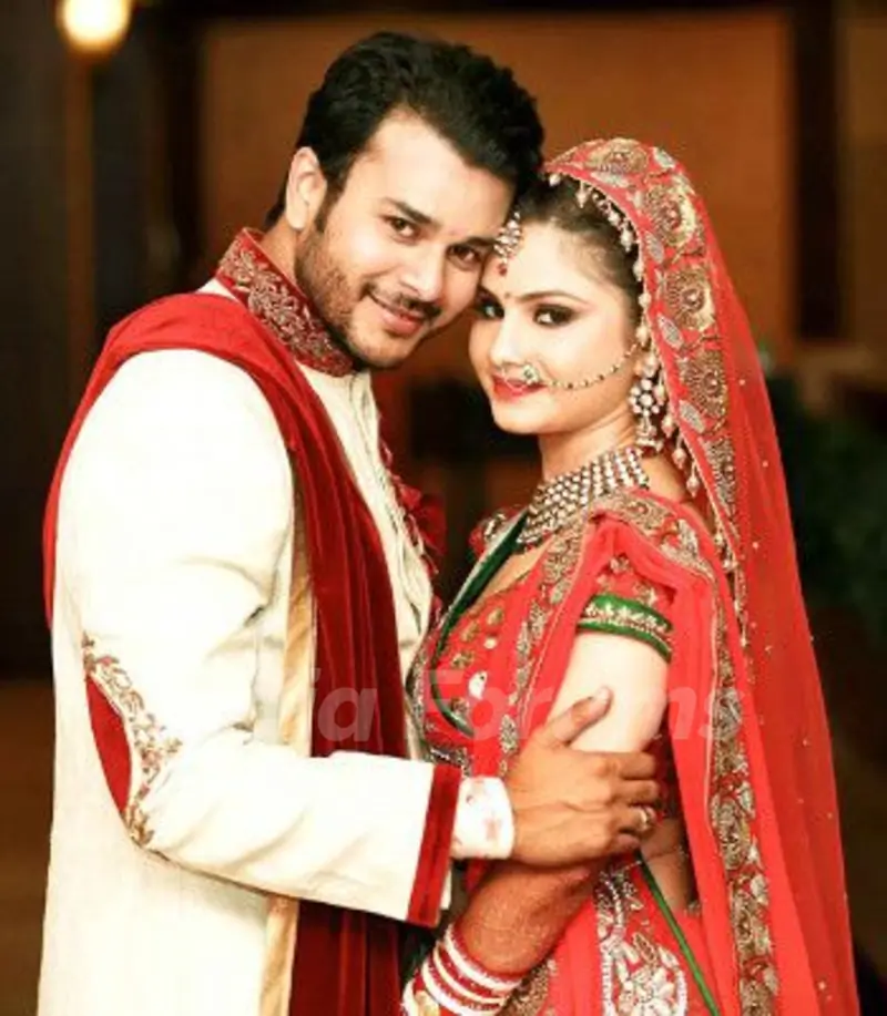 Jay Soni with his wife Pooja Shah