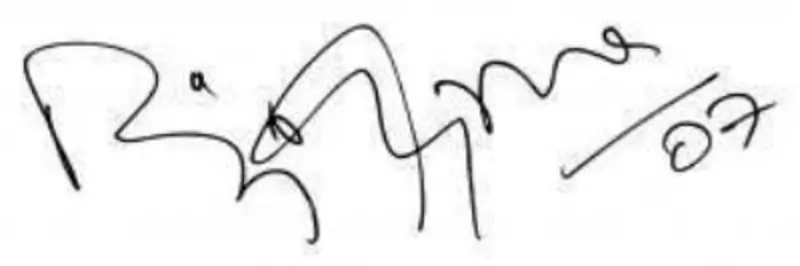 Rishi Kapoor Signature