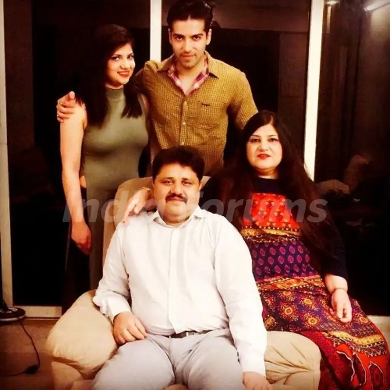 Kinshuk Mahajan with his family