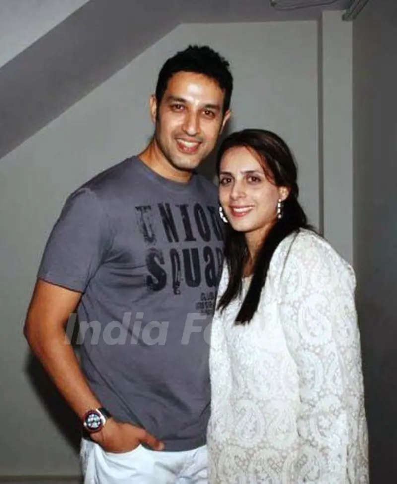 Khalid Siddiqui with his Ex-wife Raahat