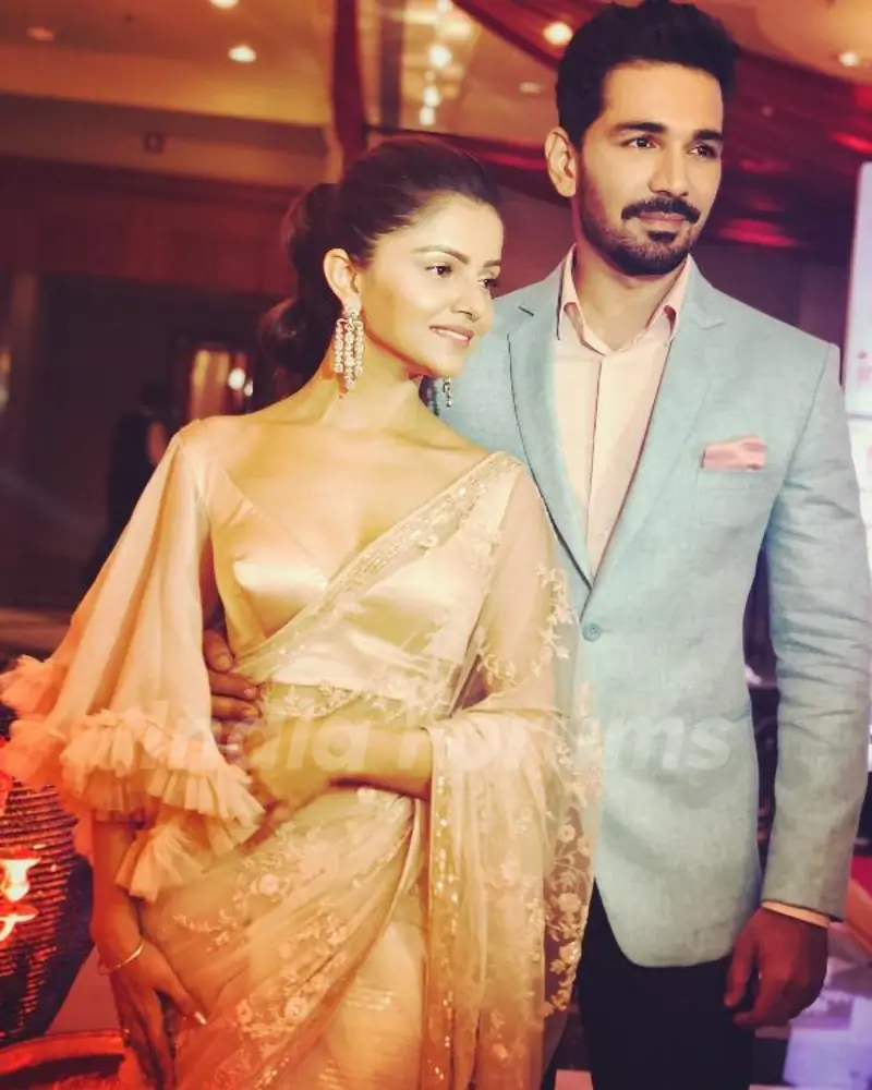 Rubina Dilaik with her husband Abhinav Shukla